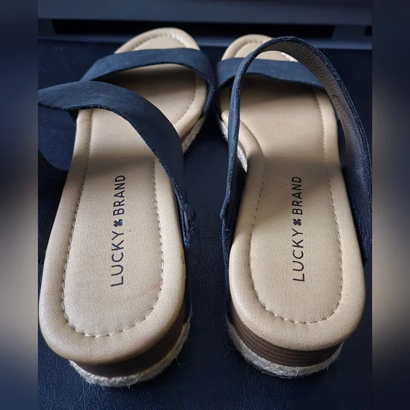 Lucky Brand Wyntor Espadrille Wedge Sandal - Picture 3 of 6